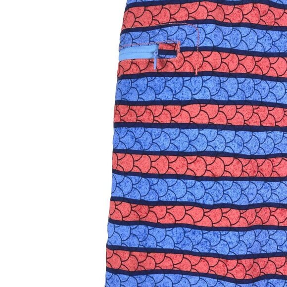 Vineyard Vines Angler Stripe Board Shorts Men's Size 32 Printed SS-1242 - Picture 5 of 11